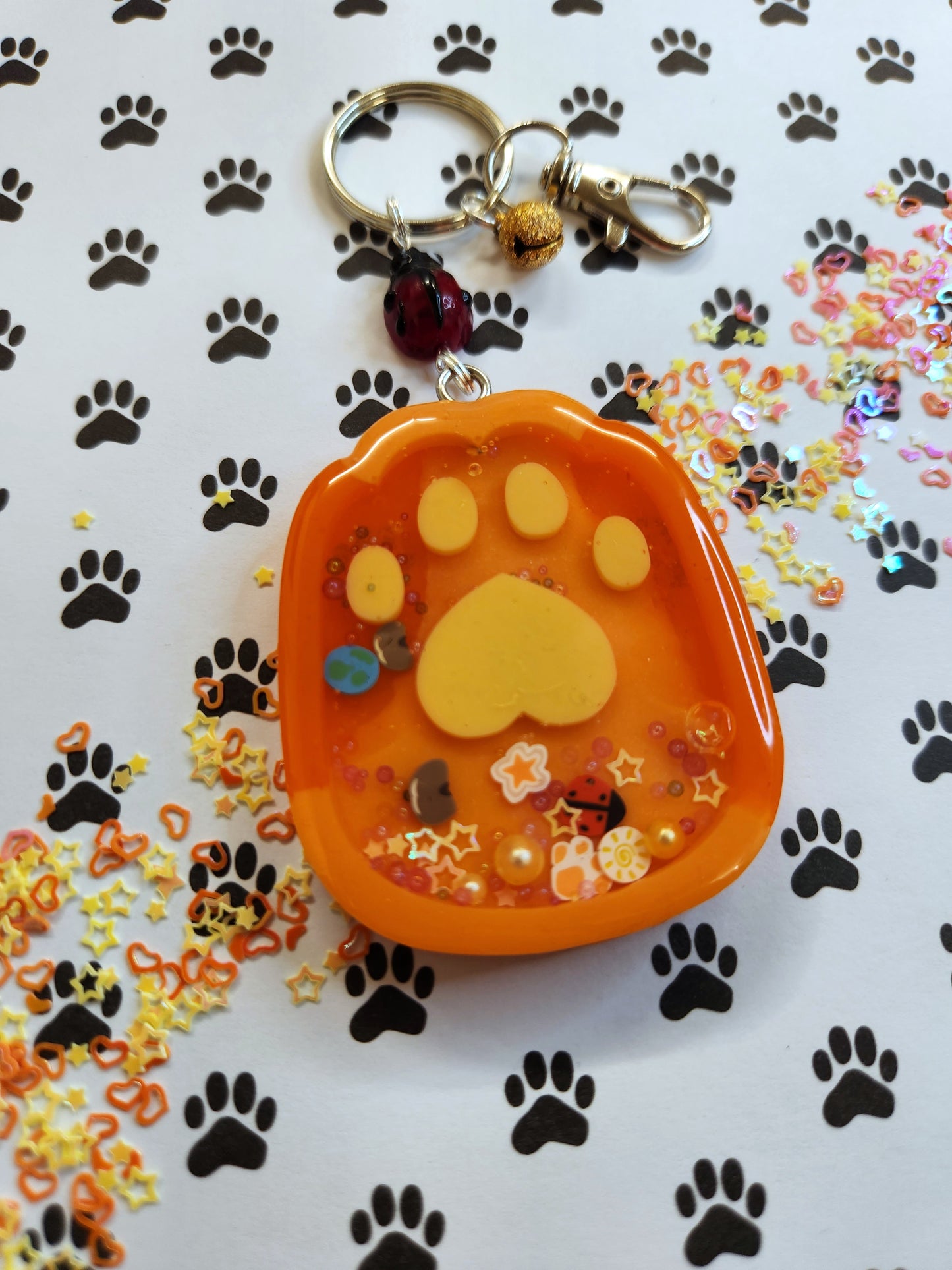 Orange Dog Paw